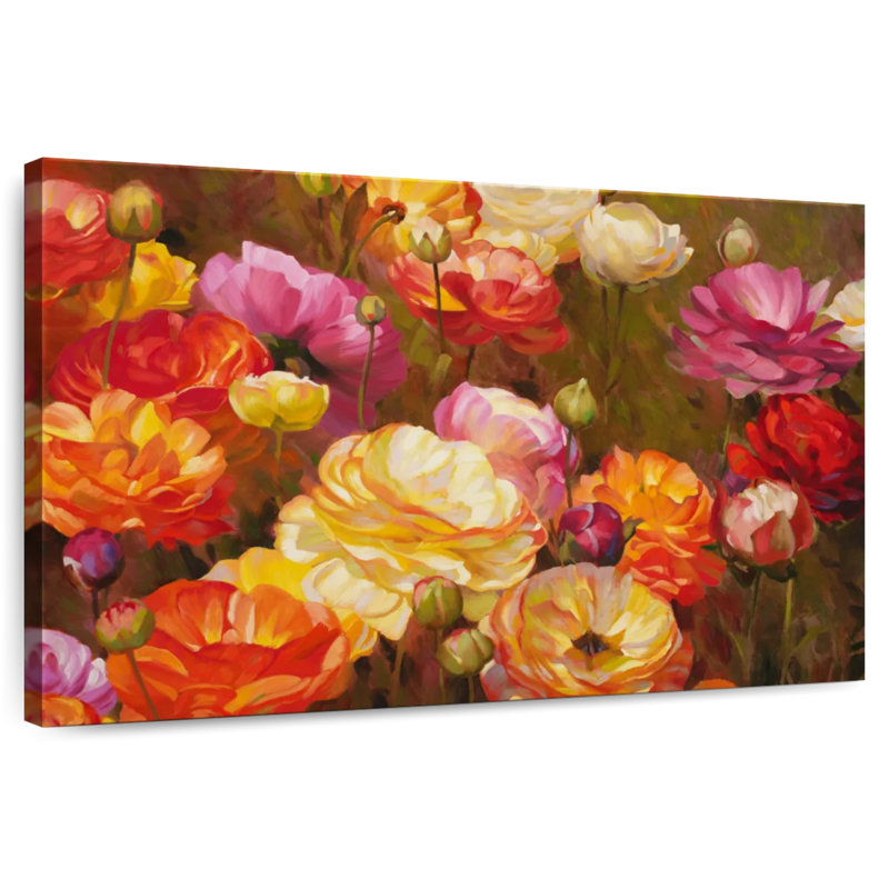 Harnek Ranunculus Garden, 24" H x 36" W