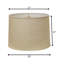 Slant Retro 17" Top Linen Drum Lamp Shade-1418878977
