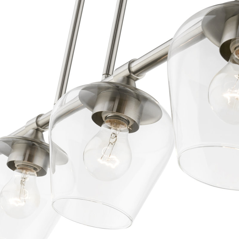 Lustre linéaire Dhaniyal, Nickel brossé