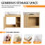 Meuble-lavabo simple 24 po avec comptoir en céramique 24 po-2026088707-2026088706