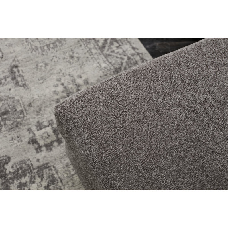 Canapé modulaire réversible de 47,6 po Okamoto, Or, 100 % polyester gris