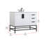 Eugene 42'' Single Bathroom Vanity with Engineered Marble Top-1583135890