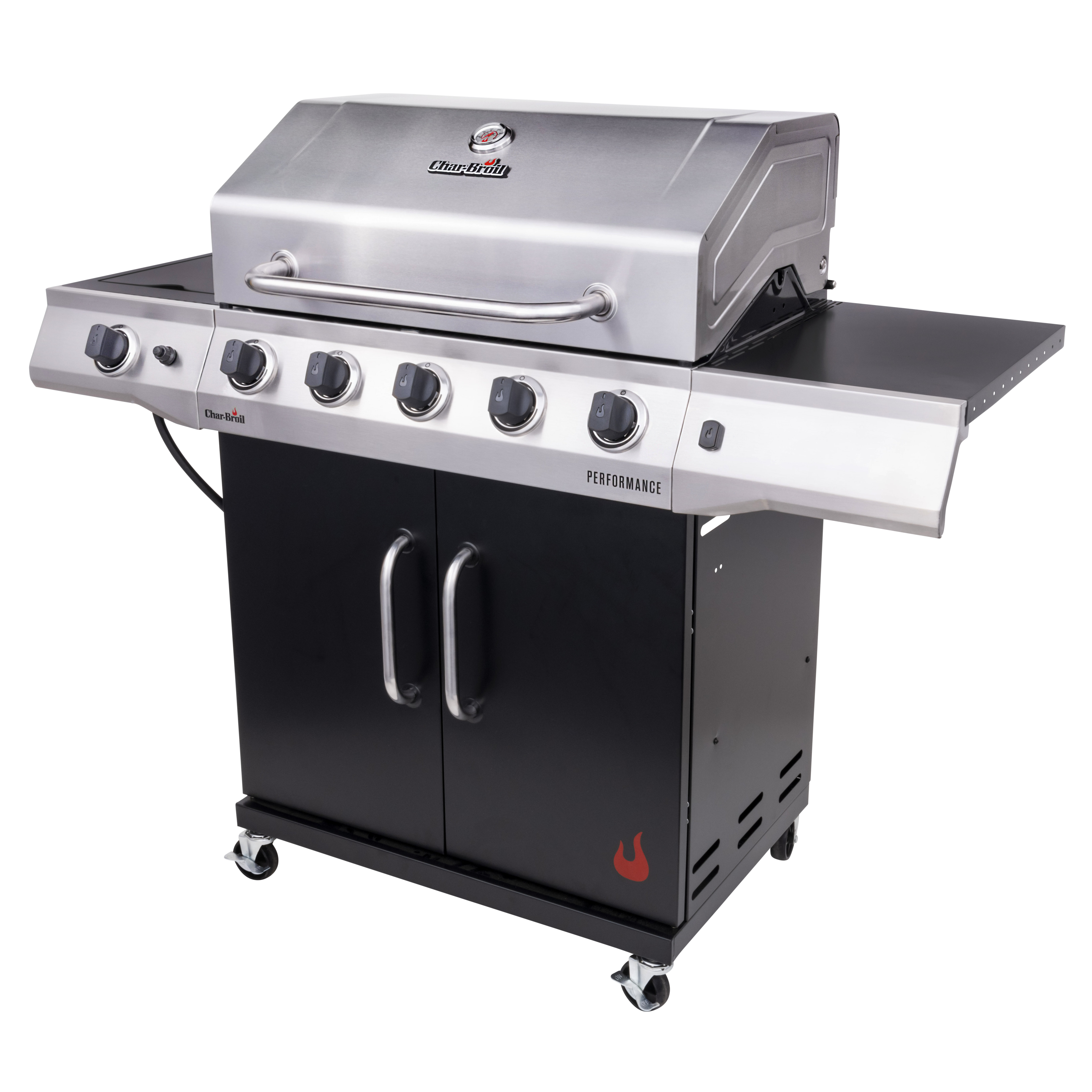 Char-Broil Vertical 45 Inch Liquid Propane Outdoor Steel Grill Gas