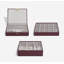 Burgundy Stackable Jewelry Organizer Box Set