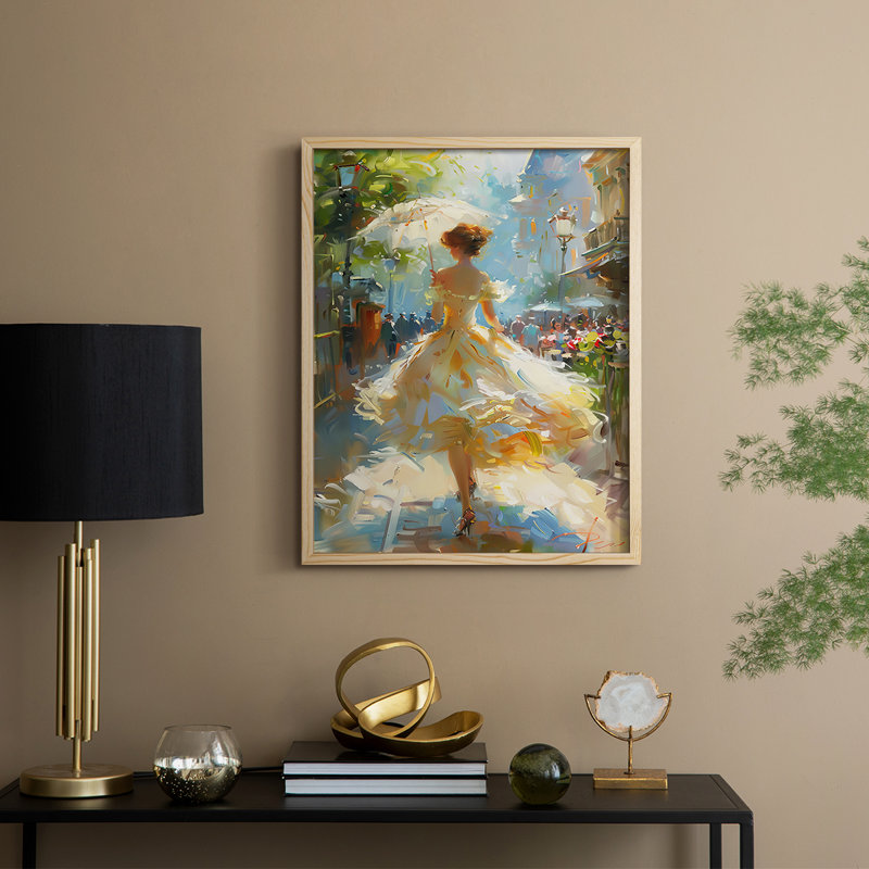 «WOMEN Series DCCCLVII», reproduction encadrée - bois massif, Naturel, H 11 po x l 9 po