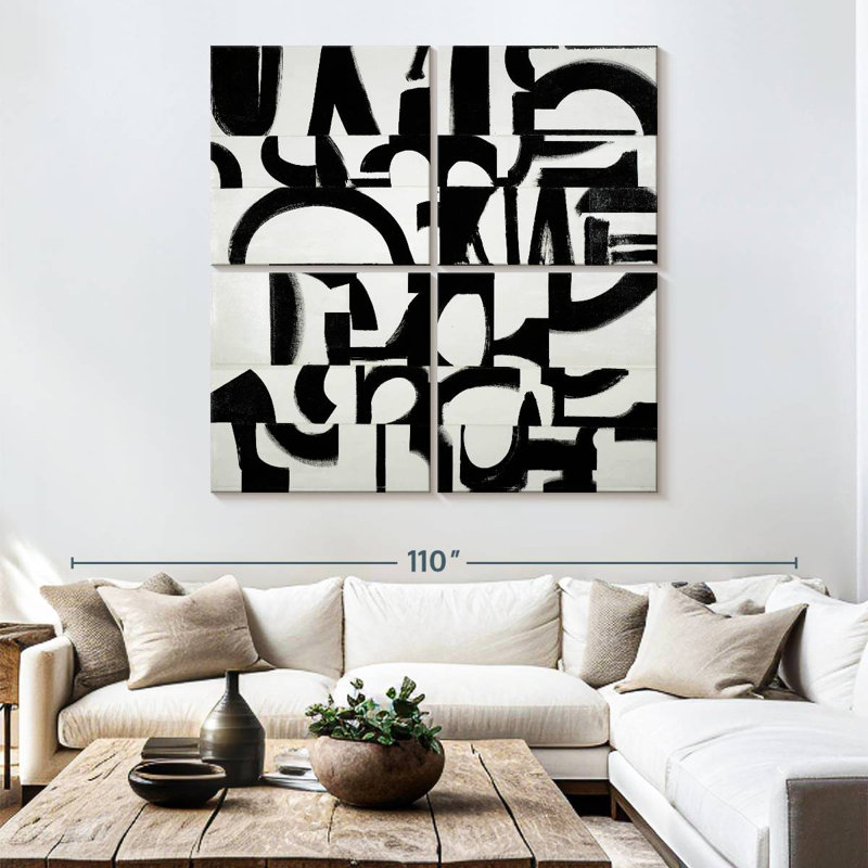 Prosperous Elements I, 74" H x 74" W