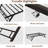 Twin Pop Up Trundle Bed Frame, Foldable Metal Space Saving