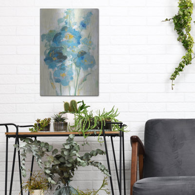 «Loose Bouquet I» par Silvia Vassileva, art mural en métal, 24 po x 36 po