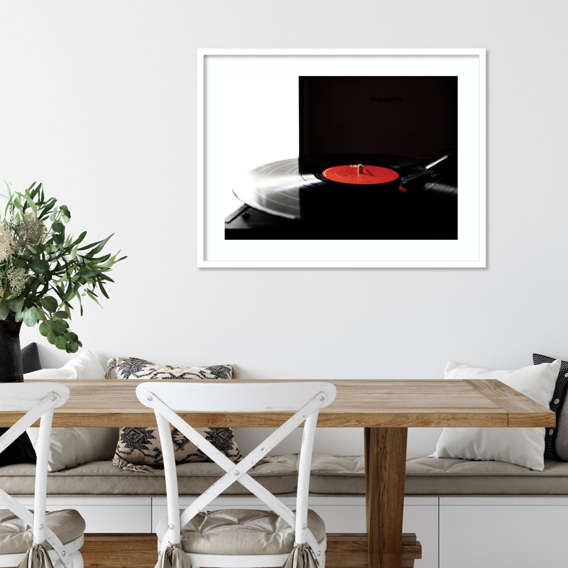 Spin by Alicia Abla, 25.25" H x 33.75" W x 0.8" D, Black Framed
