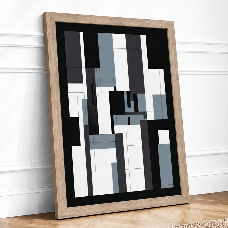 Urban Geometry Minimalist - Print, A1 - 84.1 x 59.4 cm, Oak