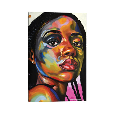 «Muddled» par Damola Ayegbayo, impression sur toile tendue
