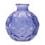 Vase en verre à bulles bleu (ensemble de 2)
