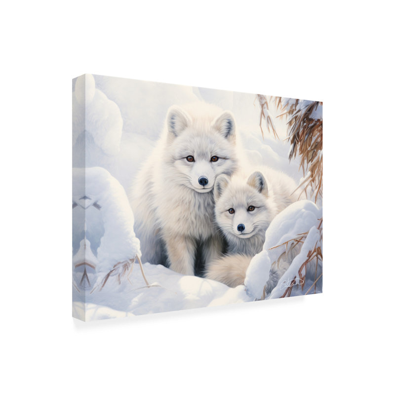 Artell «Waiting For Mama» sur toile par Stewart, H 14 po x l 19 po x P 2 po