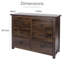 Somerville 3+3 Drawer wide chest of drawers