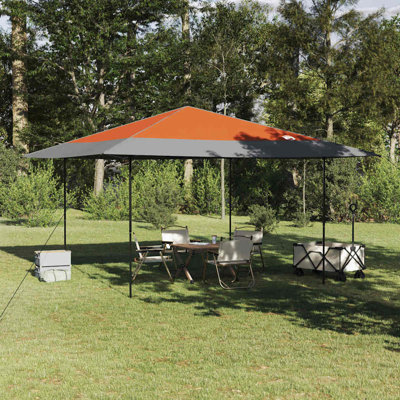 vidaXL Canopy Tent Manual Fabric Pop-up Event Portable Shelter Modern Sun