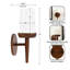 Shae 13" Modern Wood Wall Sconce-109049433