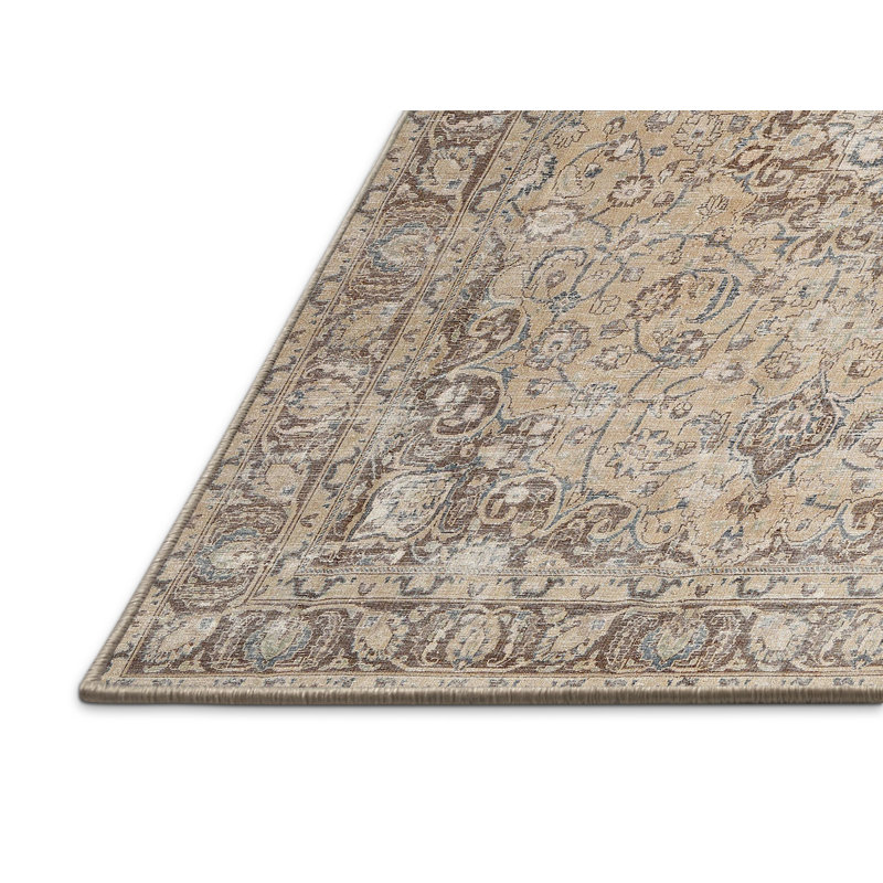 Performance Wool Oriental Indoor Rug, Rectangle 5' x 7'