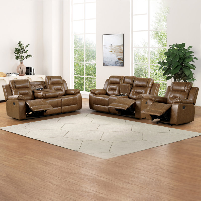 Ensemble de canapé Maisah, 3 Pcs: Chair, Loveseat, Sofa