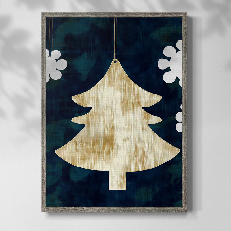 Reproduction encadrée - bois massif XMA3005387, H 11 po x l 9 po