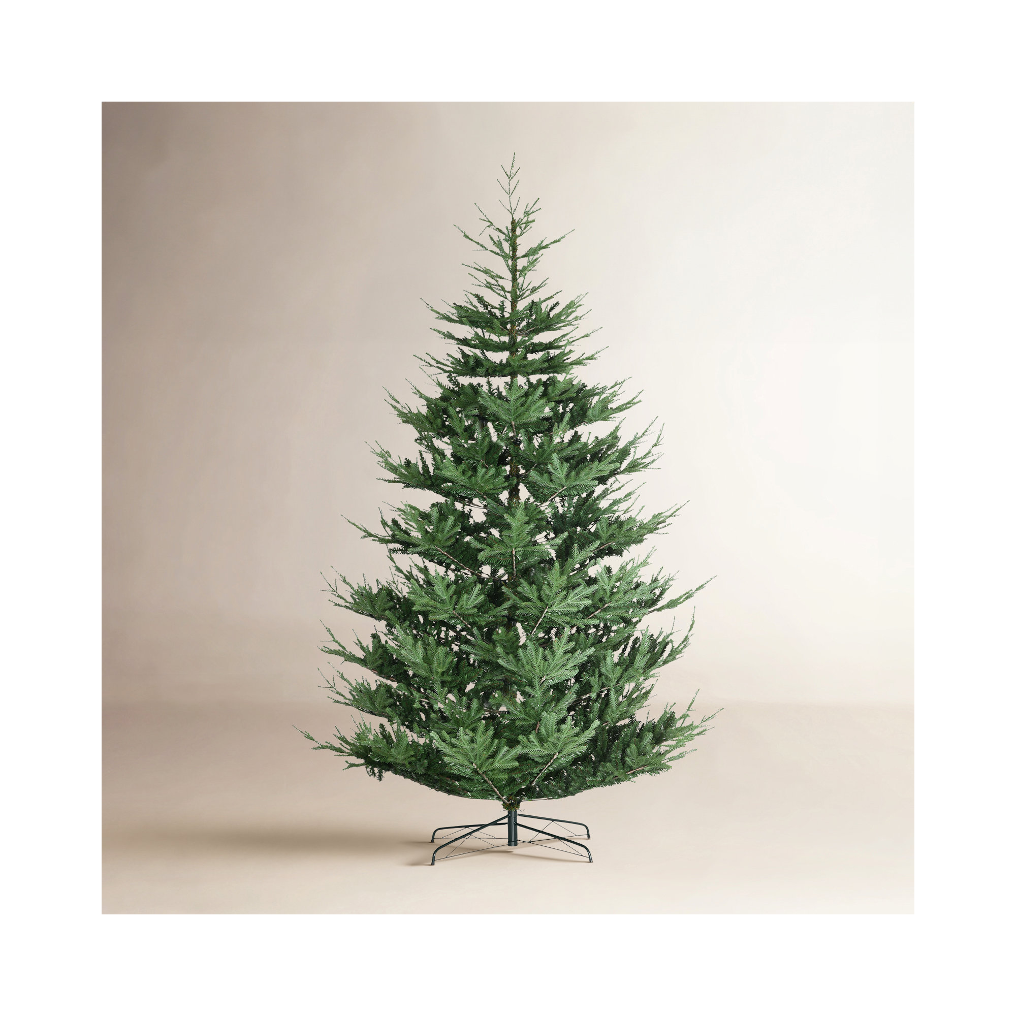 Green Realistic Pine Christmas Tree, 9' H