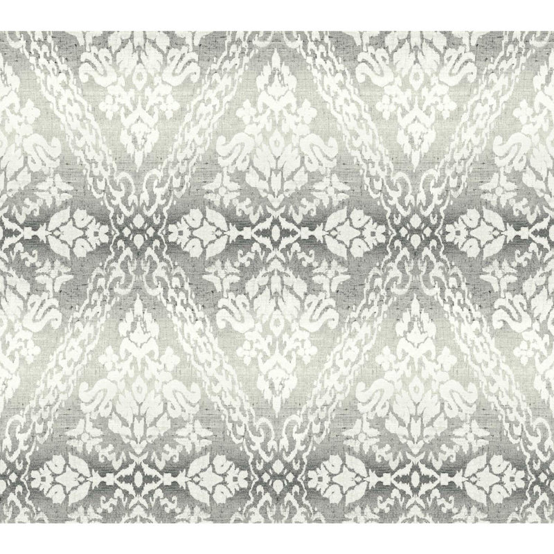 Rouleau de papier peint L 27 pi x l 27 po Tudor, Noir