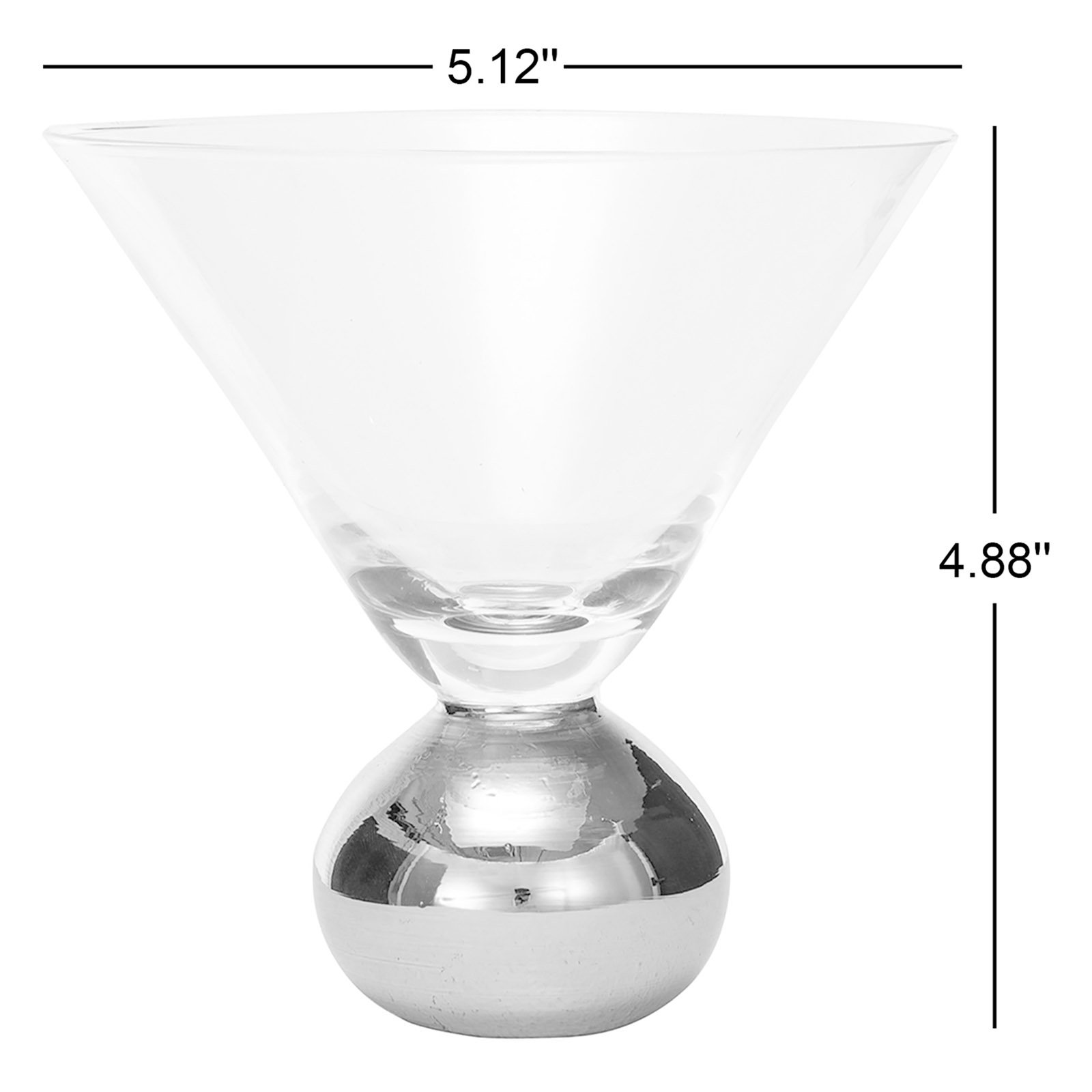 Gold Stem Martini Glass
