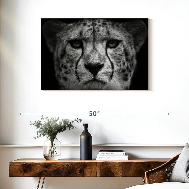 Wild Cat Portrait, 24" H x 36" W