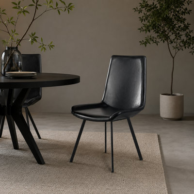 Fadak Leather Dining Chair