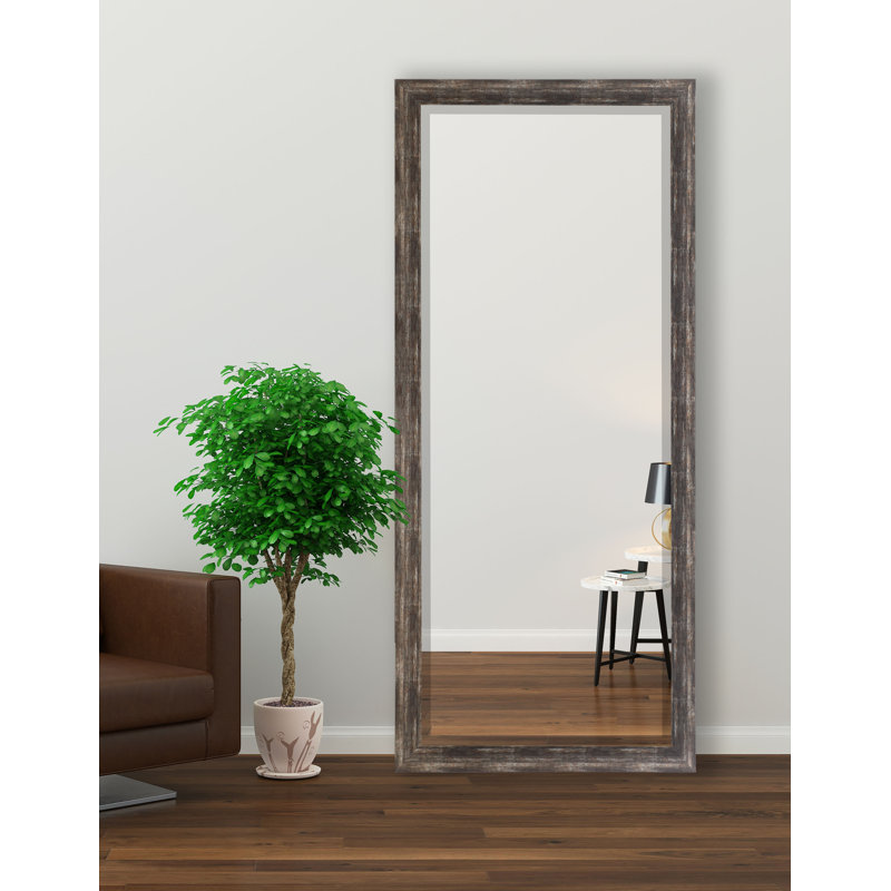 Henslee Mirror, Brushed Brown, 71" H x 30.5" W