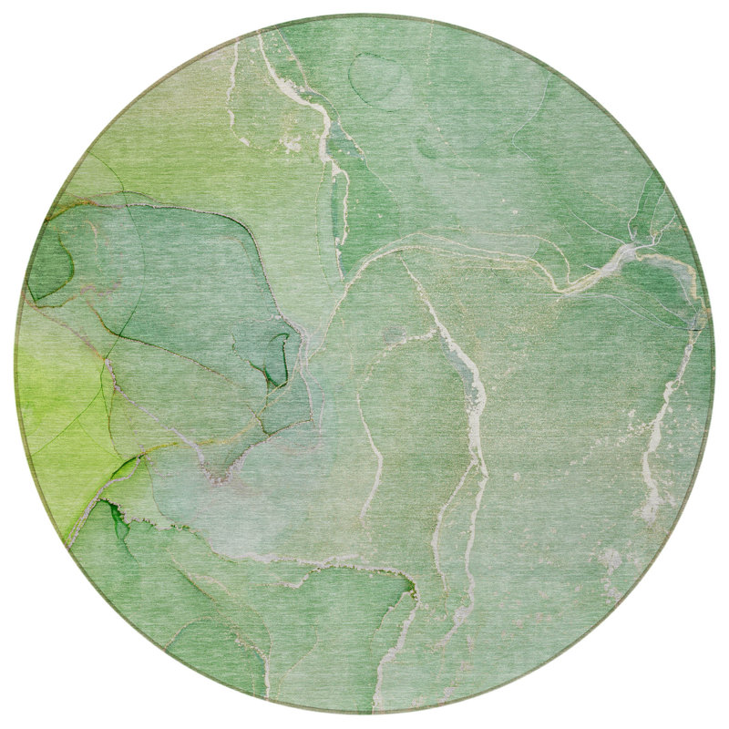 Tapis extérieur rond rond 8 po