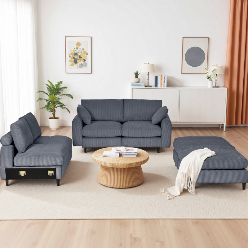 6 - Piece Upholstered Sectional