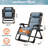 Zero Gravity Chair Folding Reclining Lounge Chair with Mat Lounge Recliner Chairs with Tray & Pillow