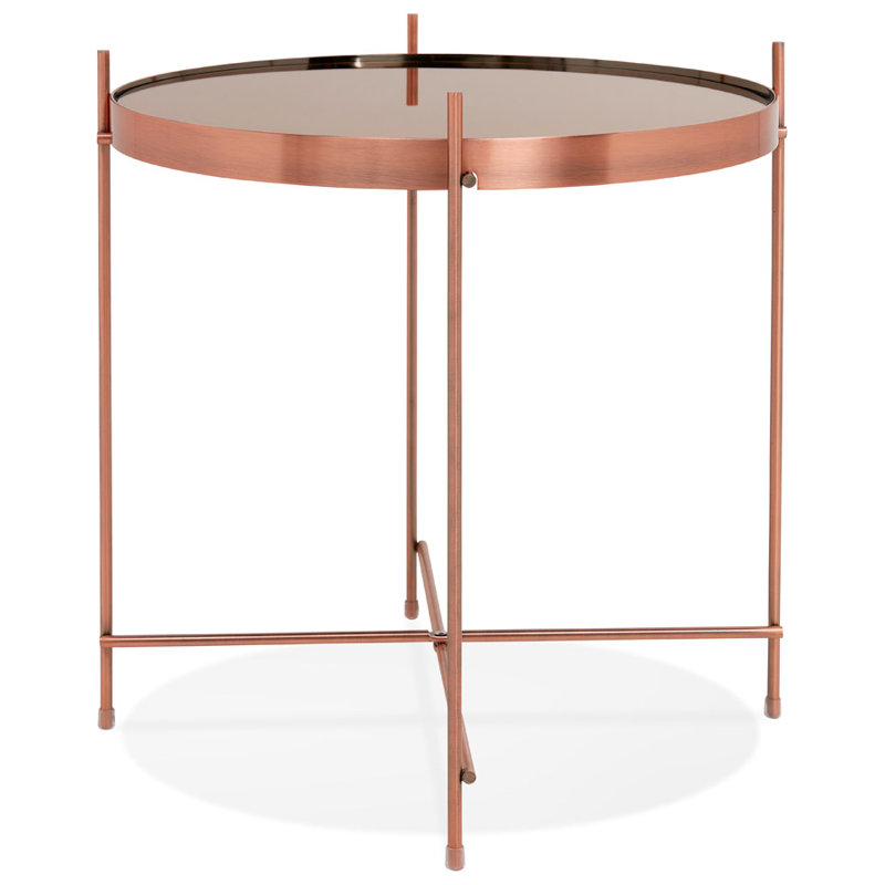 Windrim End Table, Copper