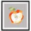 Splash of Apple - reproduction d'art encadrée sur papier-1085763496