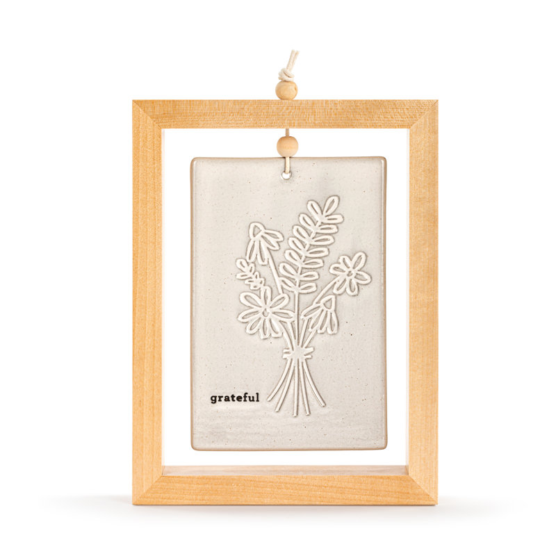 Grateful For All Inspired Standing Plaque - 5X7in