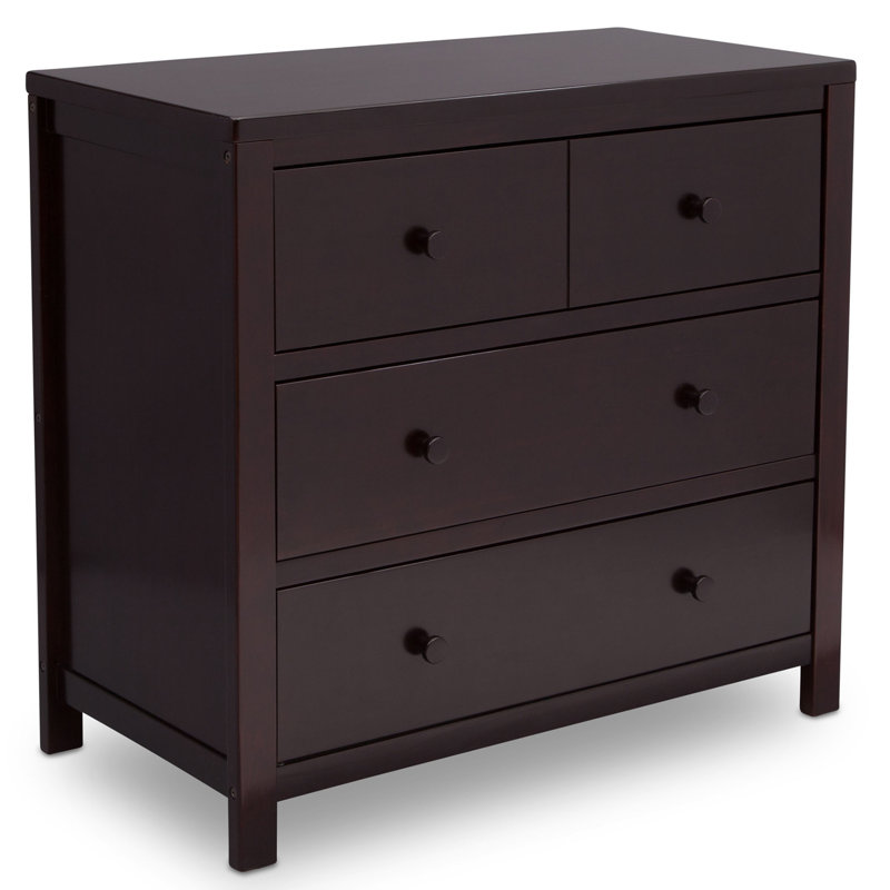 Commode 3 tiroirs, Brun