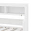 Lit simple escamotable avec bureau et tablettes de rangement-1723680491