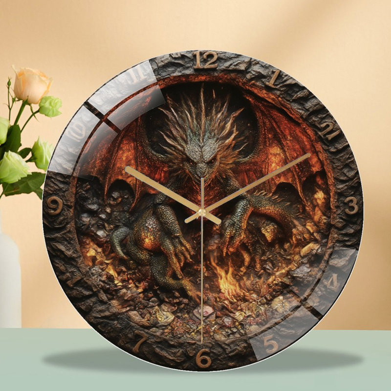 Horloge murale avec horloge murale 12 po