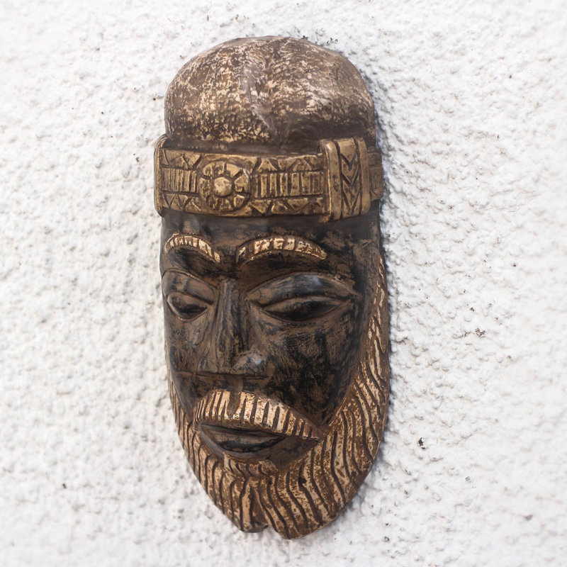 Décoration murale masque de bois africain Antilope Head Ii