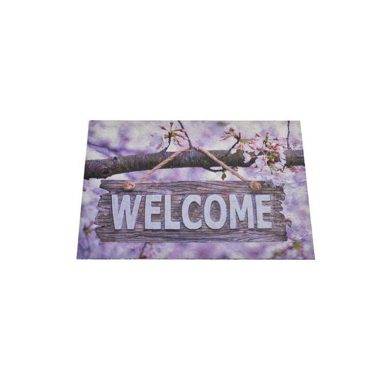 Durable PVC Doormat, Non-Slip Underside, 15.7 x 23.6 inches | 100% PVC Material, Machine Washable at 86°F | Perfect for Indoor & Outdoor Use, Easy to Clean, Stylish & Functional Welcome Mat