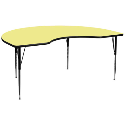 Goddard Commercial Adjustable Height Kidney Activity Table