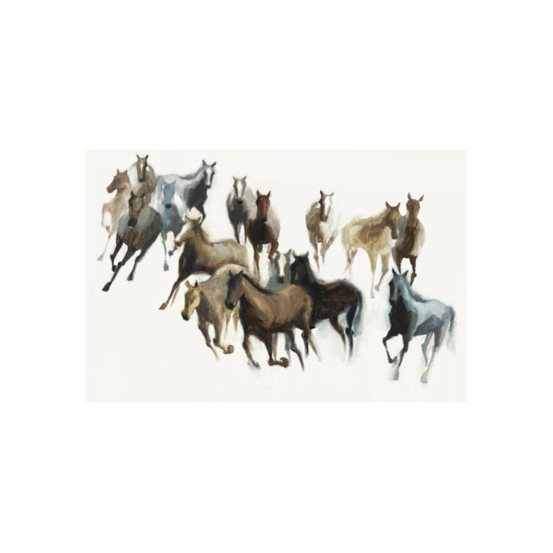 Hasty Movement Print by Emma Brooks, Image Brush Gel, 40" H x 60" W