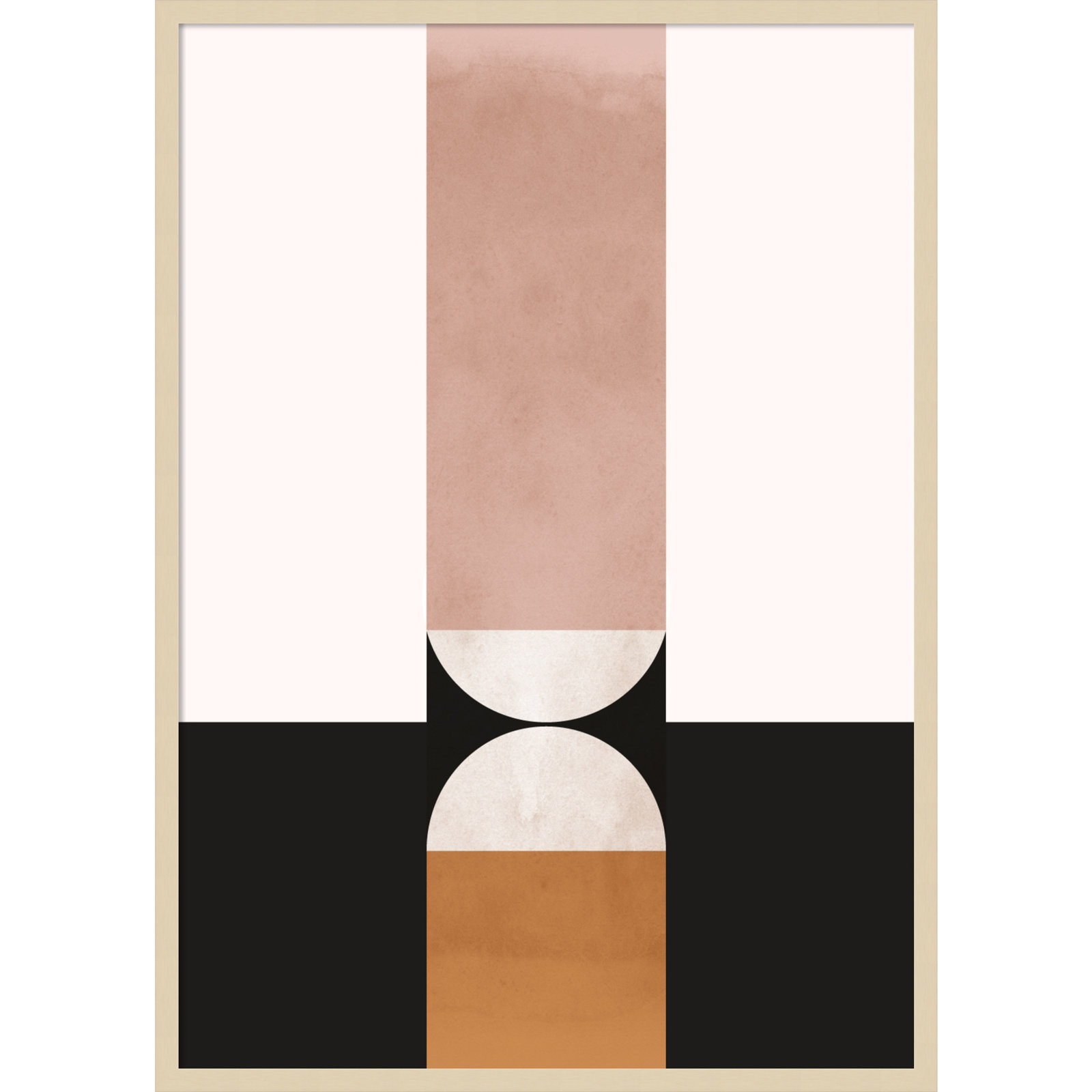 Venice 2 by Alexander Ginzburg, Brown, 42.25" H x 30.25" W x 0.88" D