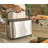 Joseph Joseph Collect 1 Gallon Stainless Steel Compost Caddy with Removable Bucket