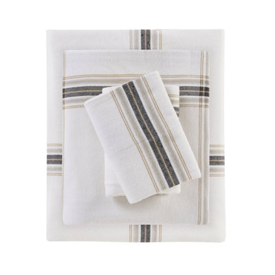 Sheet Set Tan Plaid