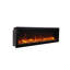 Foyer électrique Amantii Sym-50-Bespo, moteur à 3 vitesses, commandes intelligentes, Bluetooth activé, réglages de couleur de flamme-126740366