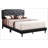 Upholstered Bed Frame With Button Tufted Headboard