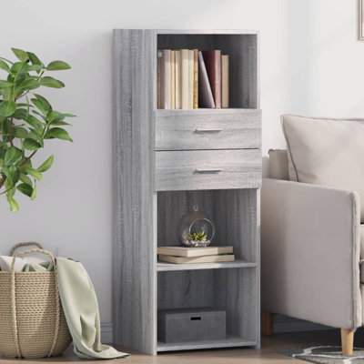 Shanesia 124cm H x 45cm W Standard Bookcase
