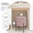 Modern Round Boucle Ottoman With Storage-169935289