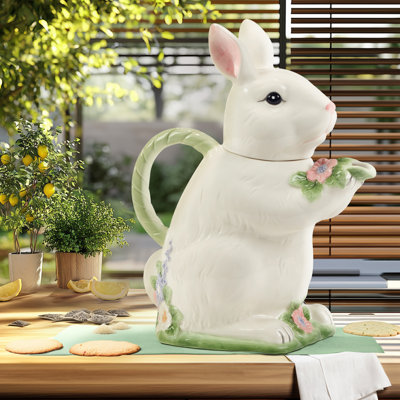 Easter Morning 3-D Bunny Teapot